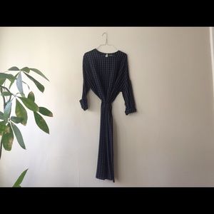Steven Alan Dawn dress in Navy window pane | 8